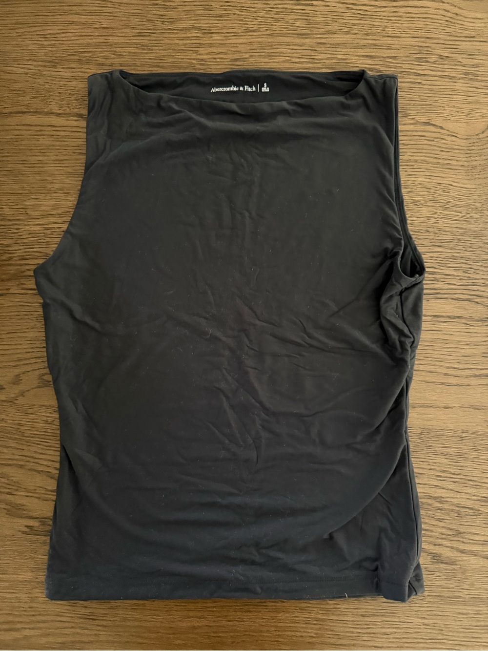 Abercrombie & Fitch Black Boatneck Tank